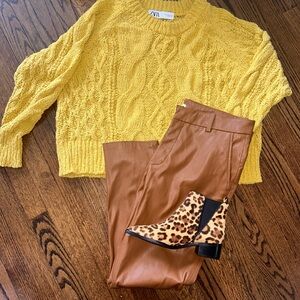 Zara Mustard Sweater